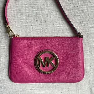 Pink Michael Kors purse wallet